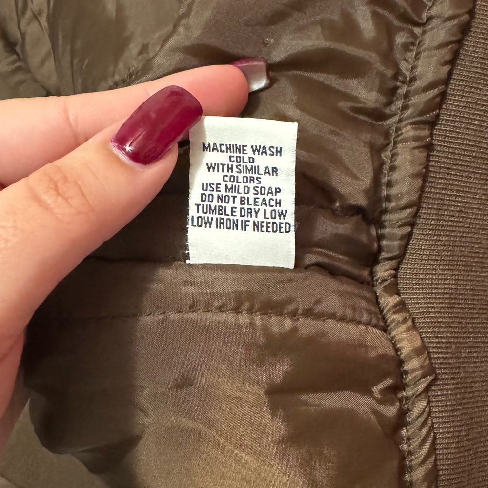 Cropped Bomber Jacket - image 5